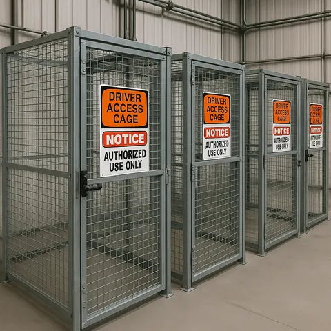 Securing Inventory in High-Traffic Zones: When to Use Driver Access Cages
