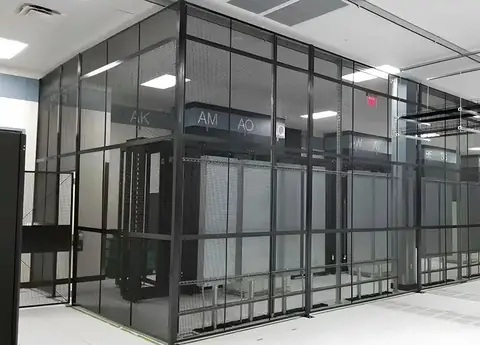 Wire partition security enclosure