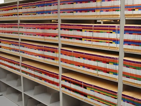 Open shelf filing