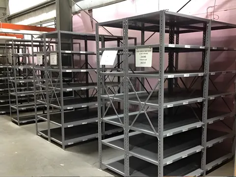Rivet-Span shelving unit