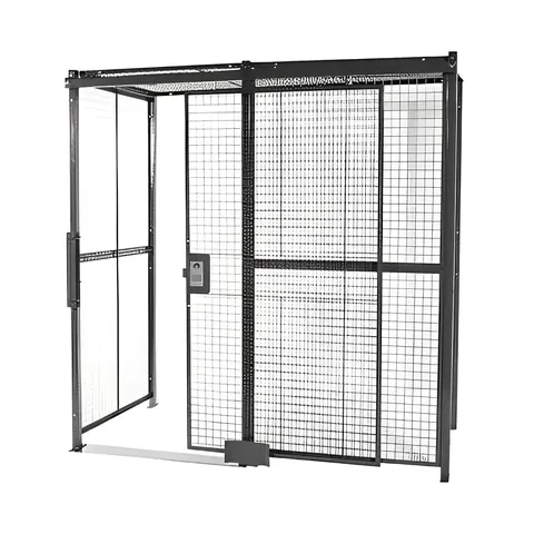 Wire partition storage lockers