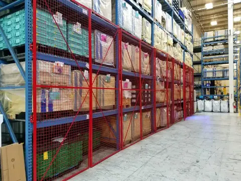 Rack back and pallet rack enclosures